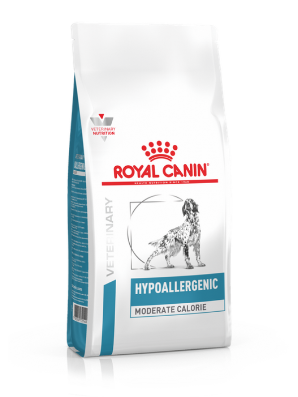 Royal Canin  HYPOALLERGENIC MODERATE CALORIE DOG 1.5kg