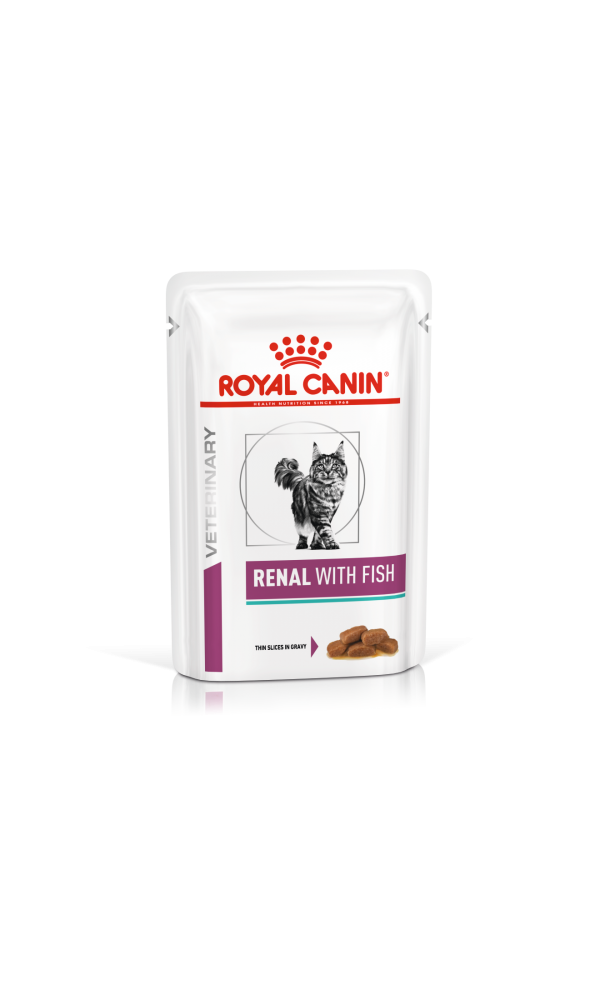 Royal Canin  RENAL WITH FISH CAT WET (85g x 12)