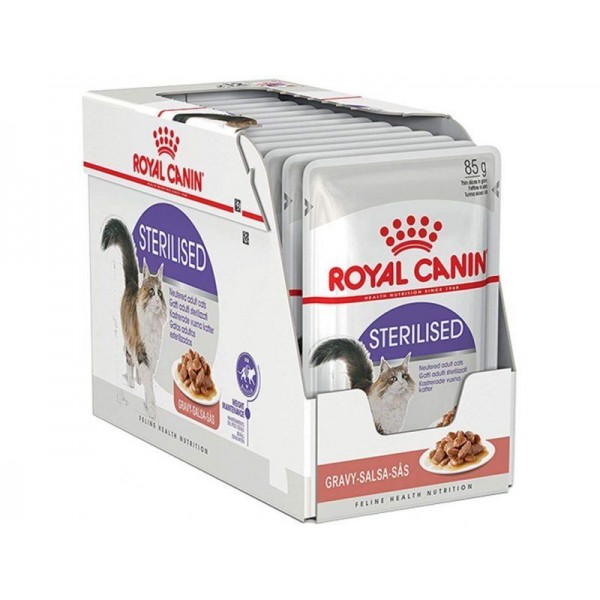 Royal Canin kassikonserv FHN STERILISED IN GRAVY  12x85g