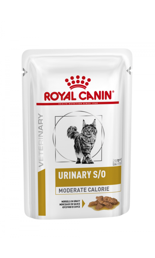 Royal Canin  URINARY S/O MODERATE CALORIE CAT WET (85g x 12)