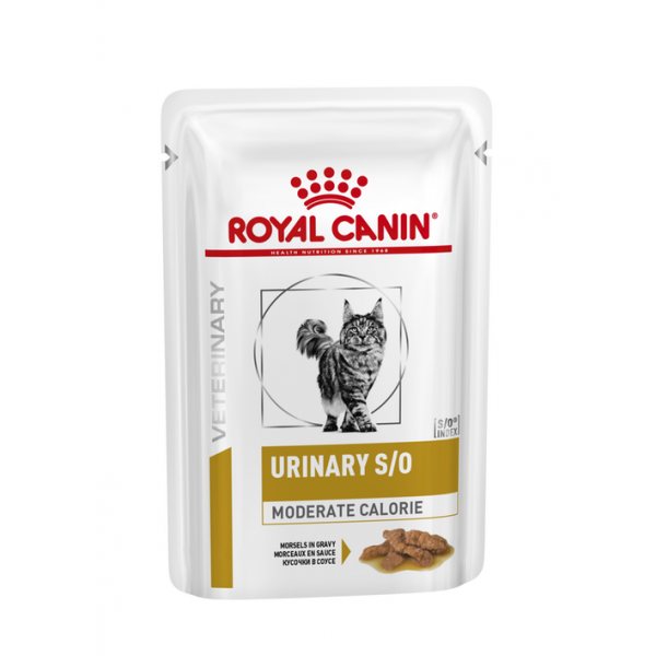 Royal Canin  kassikonserv   VHN URINARY S/O MODERATE CALORIE CAT WET (85g x 12)