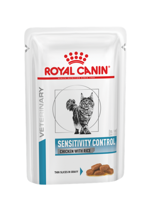 Royal Canin SENSITIVITY CONTROL CHICKEN WITH RICE CAT WET (85g x 12)