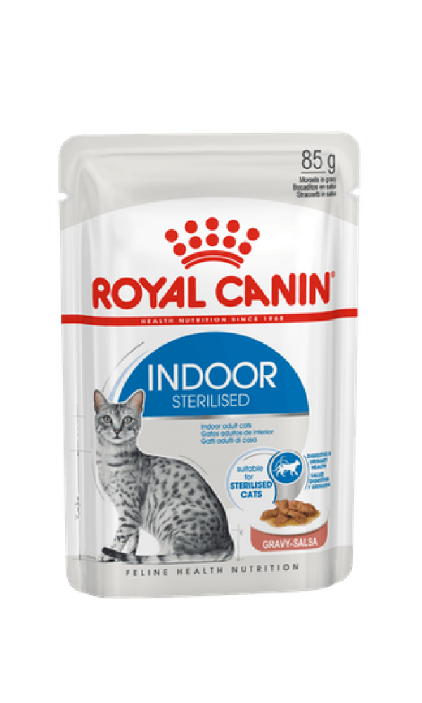 Royal Canin  kassikonserv FHN INDOOR GRAVY  (85g x 12)
