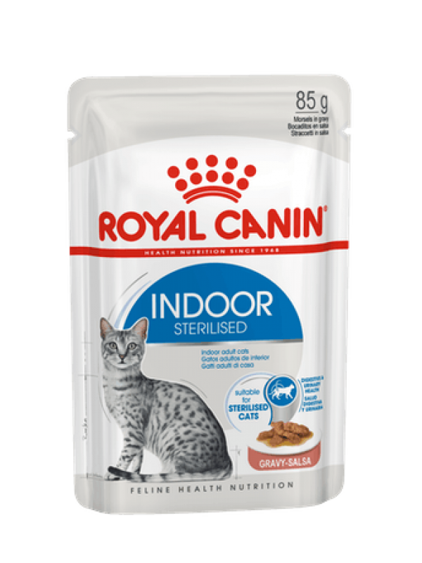 Royal Canin  kassikonserv FHN INDOOR GRAVY  (85g x 12)