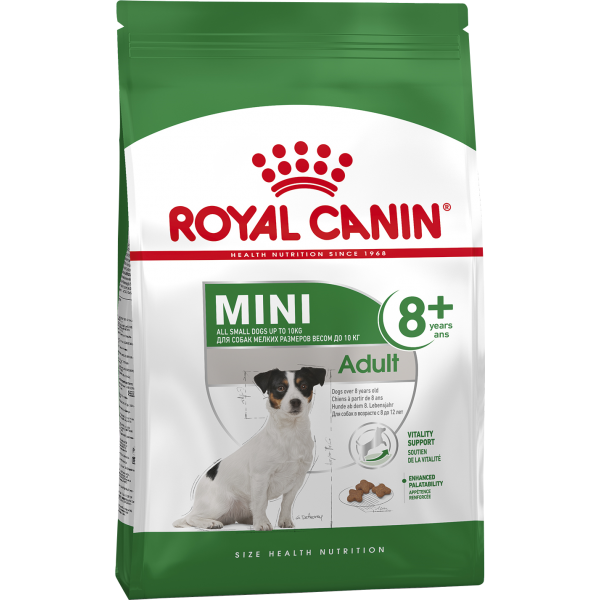 Royal Canin koeratoit  Royal Canin koeratoit    SHN MINI ADULT 8+  0.8kg  