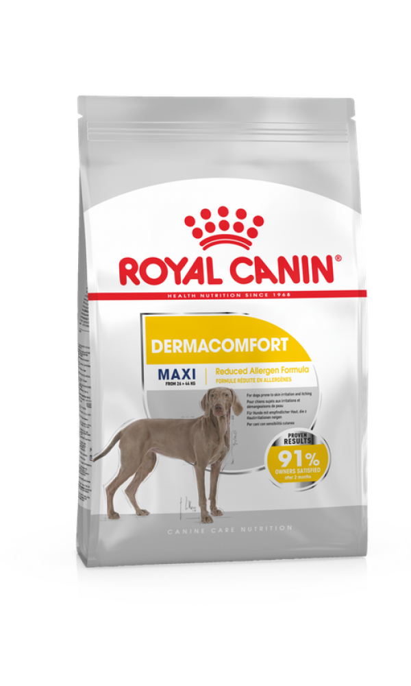 Royal Canin koera kuivtoit    Maxi Dermacomfort    12kg