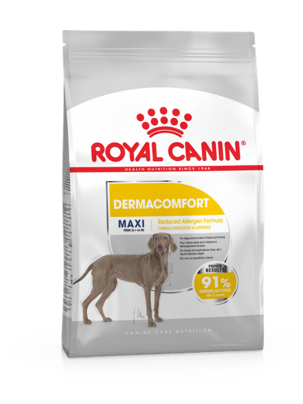 Royal Canin koera kuivtoit    Maxi Dermacomfort    12kg