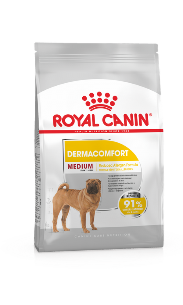  Royal Canin  koera kuivtoit    CCN MEDIUM DERMACOMFORT  12kg 