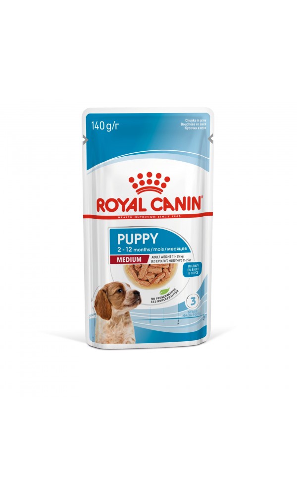 Royal Canin koerakonserv  SHN MEDIUM PUPPY WET  10  x 140g 