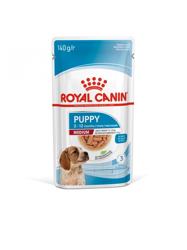 Royal Canin koerakonserv SHN MEDIUM PUPPY WET  10  x 140g