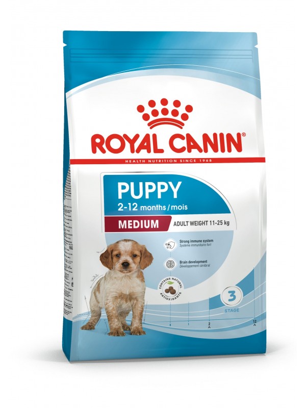  Royal Canin  koera kuivtoit   SHN MEDIUM PUPPY   15kg