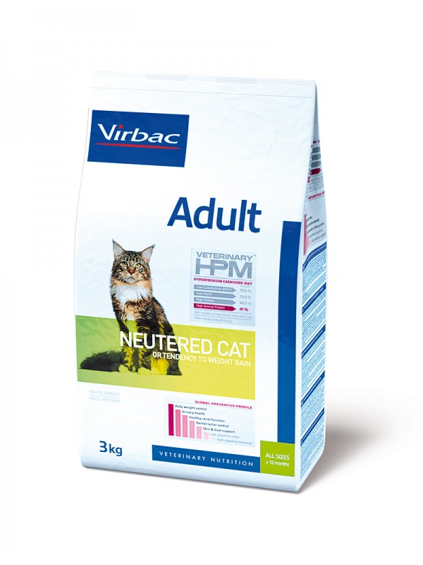 Virbac  kassitoit HPMC ADULT NEUTERED CAT 1,5KG