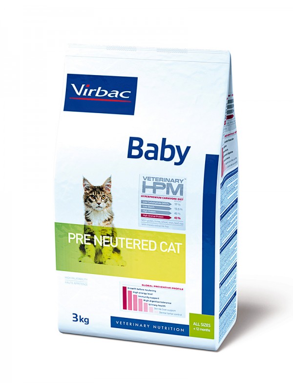 Virbac kassitoit HPMC BABY PRE NEUTERED CAT 1,5KG