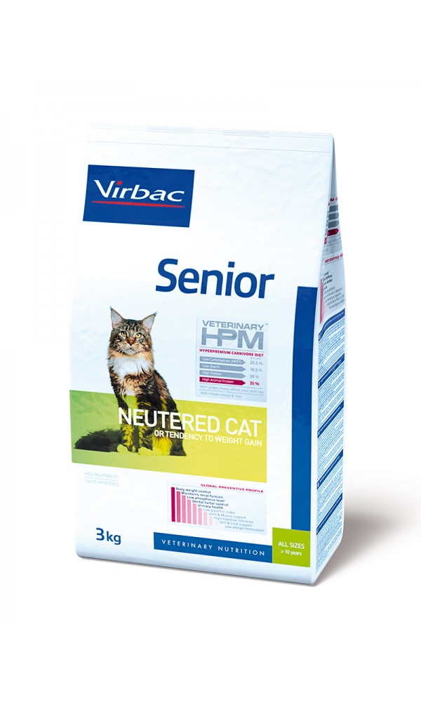 Virbac  kassitoit  HPMC SENIOR NEUTERED CAT 1,5KG