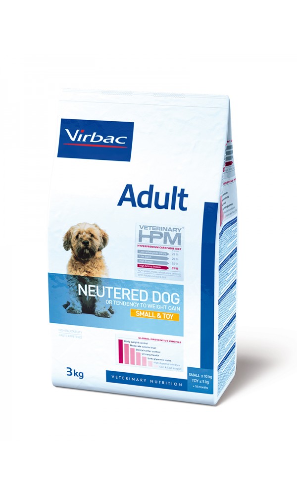 Virbac koeratoit  HPMD ADULT NEUTERED DOG SMALL & TOY  7KG