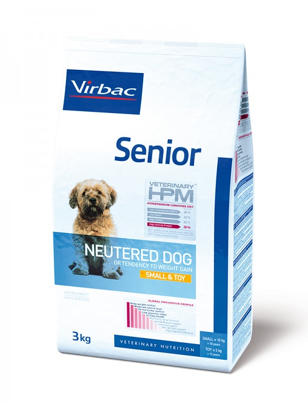 Virbac koeratoit  HPMD SENIOR NEUTERED DOG SMALL & TOY 1,5KG