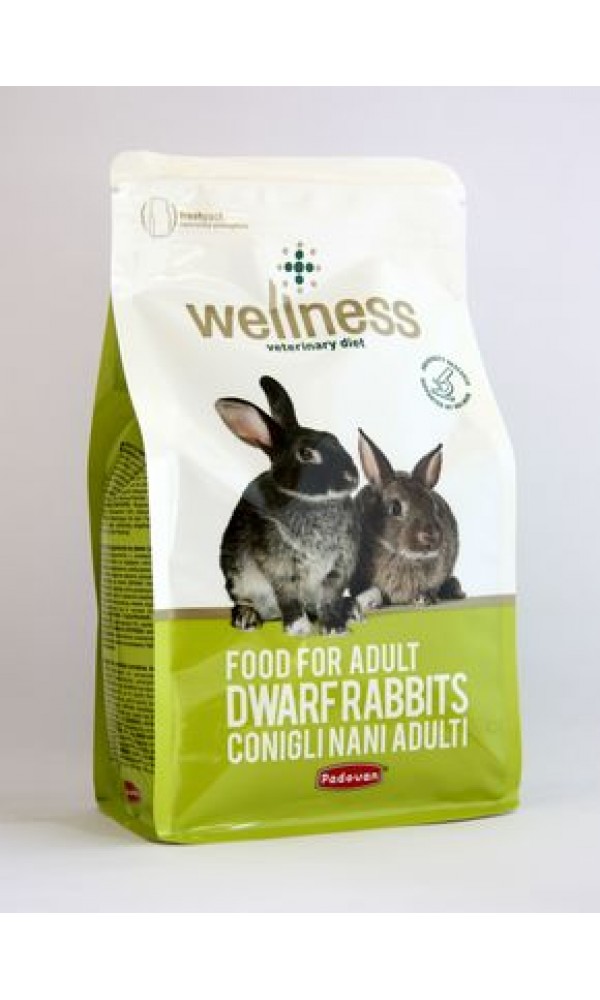 Pd kääbusküüliku täissööt wellness adult 1kg