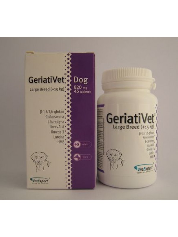 Vetexpert geriativet dog tbl large breed n45