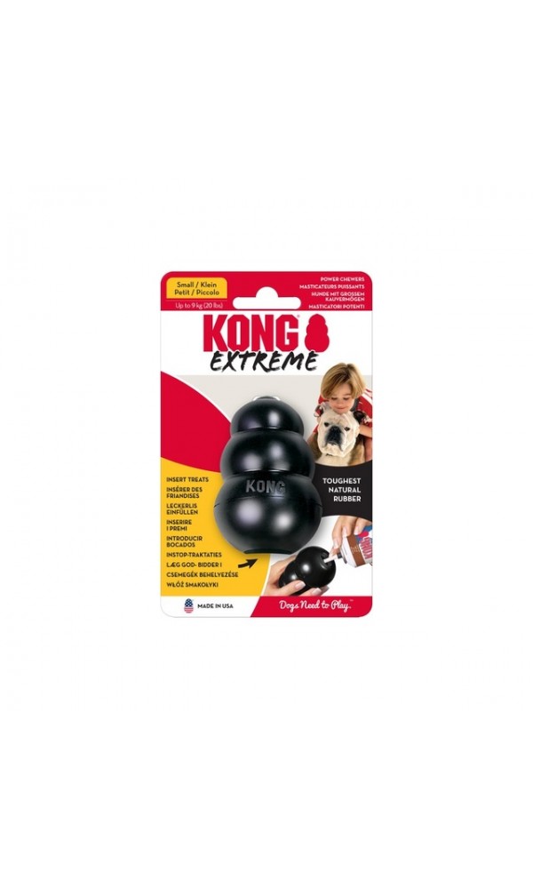 Kong extreme koera mänguasi täidetav s must