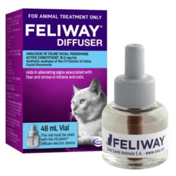 Feliway kassi diffuusori täitepudel 48ml n1