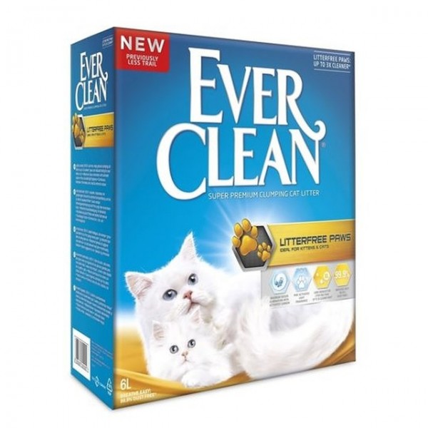 Kassiliiv ever clean litterfree paws 6kg