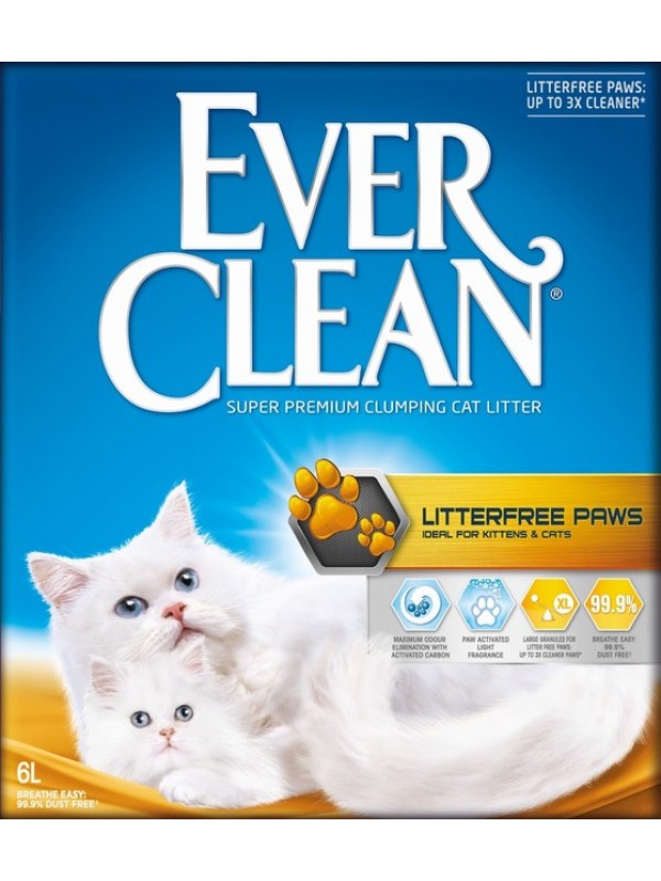 Kassiliiv ever clean litterfree paws 6l