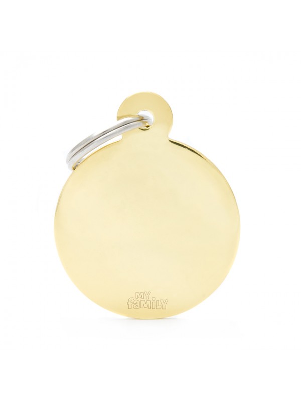 My family ripats basic rõngas suur messing kuldne