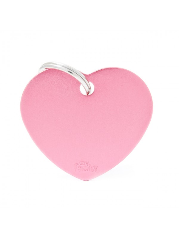 My family ripats basic süda suur roosa My family ripats basic süda suur roosa