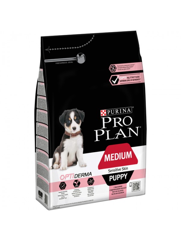 Pro plan kutsika täissööt keskm.tõug nahapr.lõhe 3kg