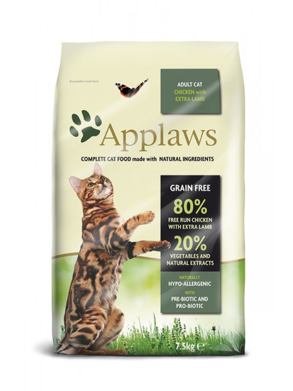Applaws kassi täissööt kana/lammas 7,5kg