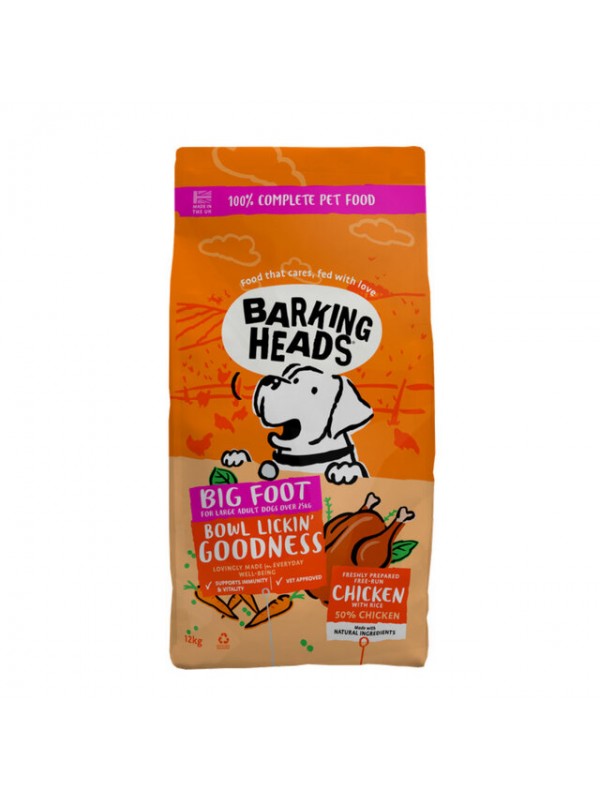Bh koera täissööt bowl lickin goodness kana suur tõug 12kg #