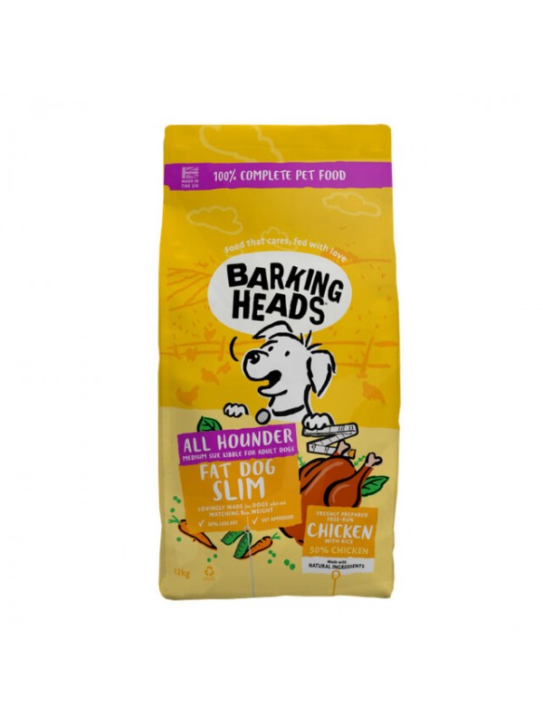 Bh koera täissööt fat dog slim kana 12kg
