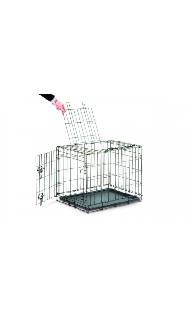 Savic metallpuur dog cottage s 61x44x50cm must