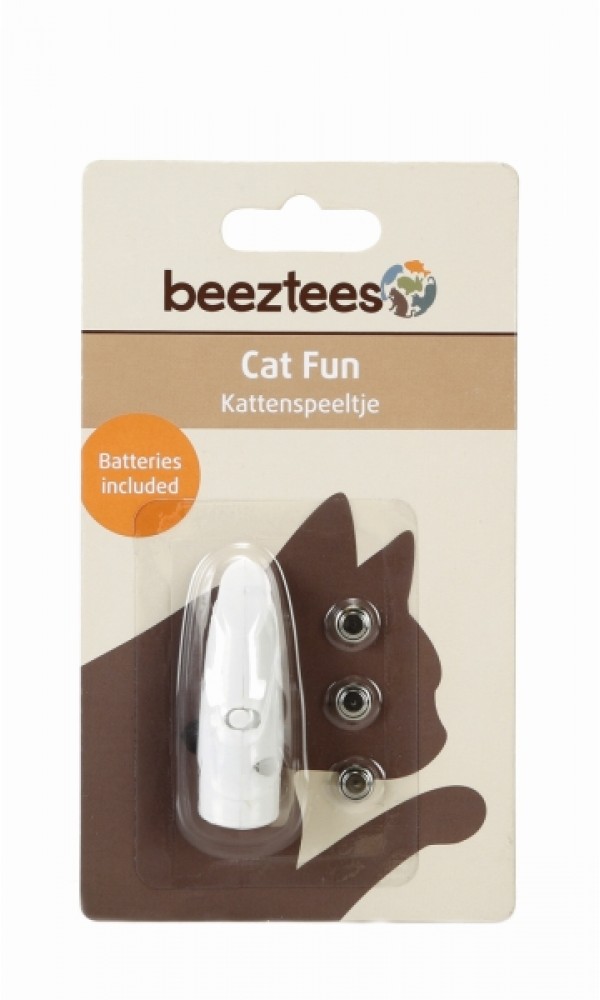 Beeztees kassi mänguasi bimo laserlamp valge