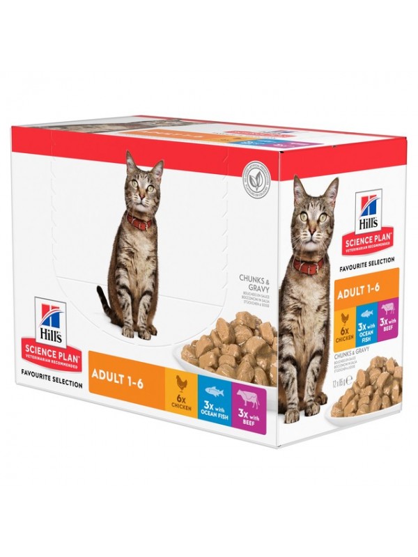 Hills kassi einekotike multi kana/kala/veis 85g n12
