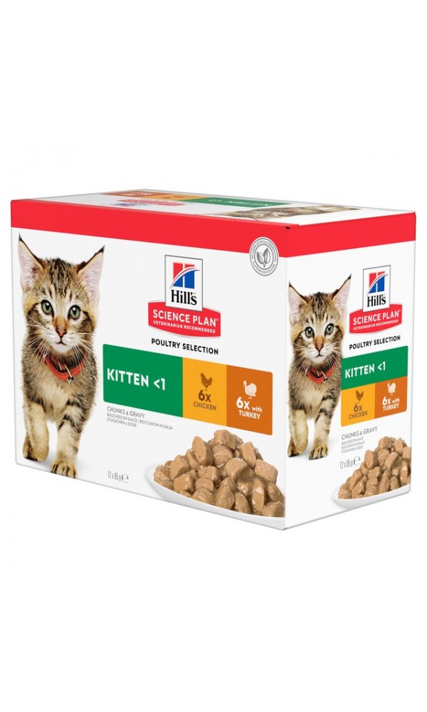 Hills kassipoja einekotike multi kana/kalkun 85g n12