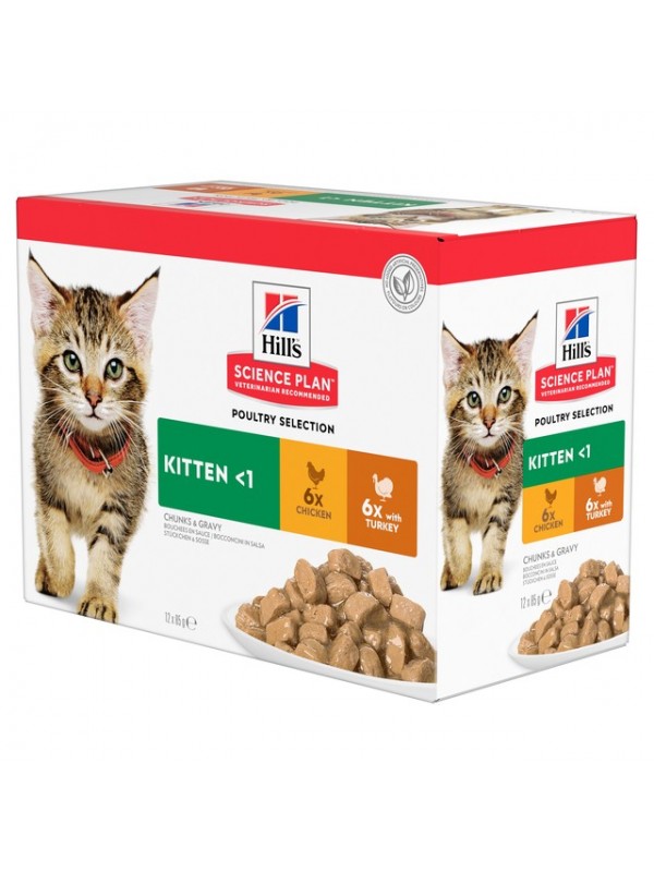 Hills kassipoja einekotike multi kana/kalkun 85g n12