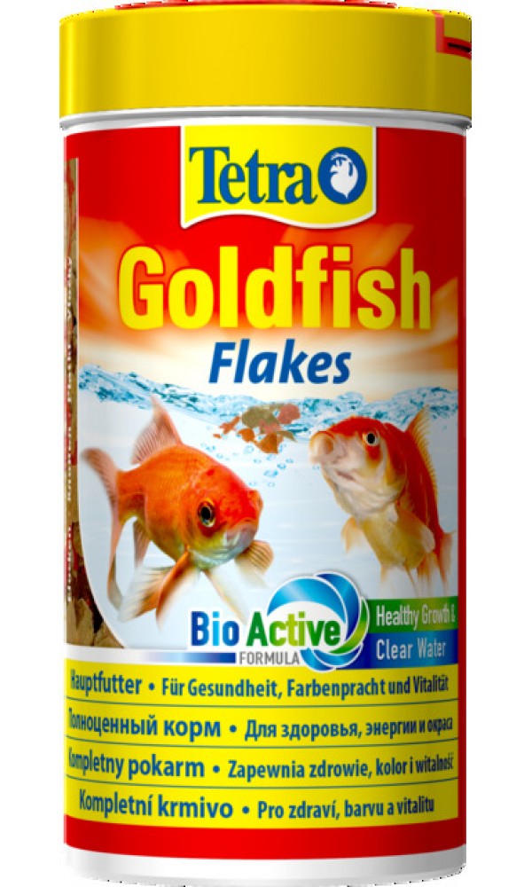 Tetra kalade täissööt goldfish flakes 250ml