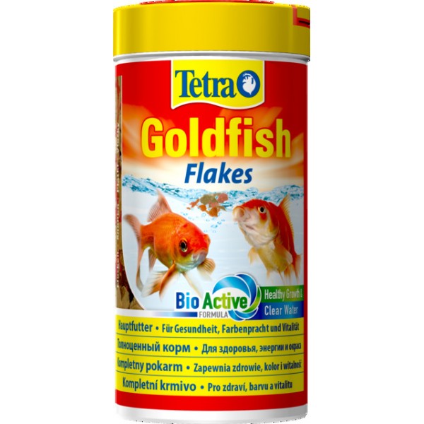 Tetra kalade täissööt goldfish flakes 250ml