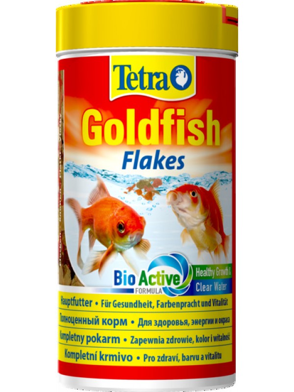 Tetra kalade täissööt goldfish flakes 250ml