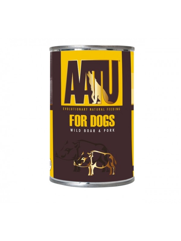 Aatu koera konserv metssiga/siga 400g Aatu koera konserv metssiga/siga 400g