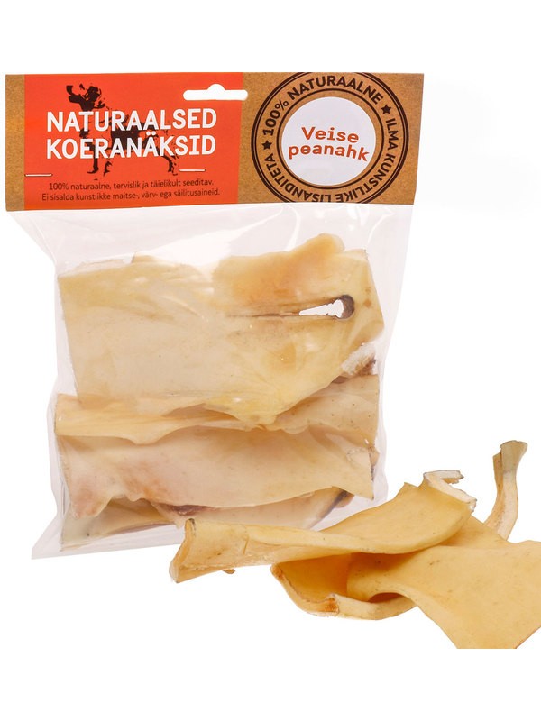 Naturaalne koera maius veise peanahk 15cm 500g