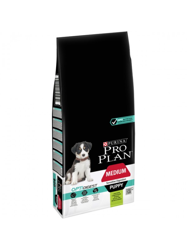 Pro plan kutsika täissööt keskm.tõug seedepr.lamba 12kg