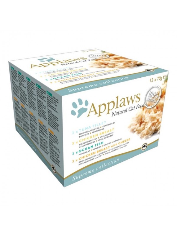 Applaws kassi konserv valikp.kana/kala 70g n12
