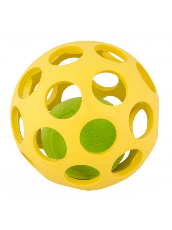 Bf koera mänguasi kummipalli sees pehme pall teaser l