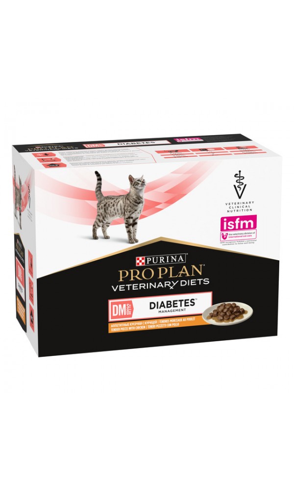 Ppvd diabetes management feline chicken einekotike 85g n10