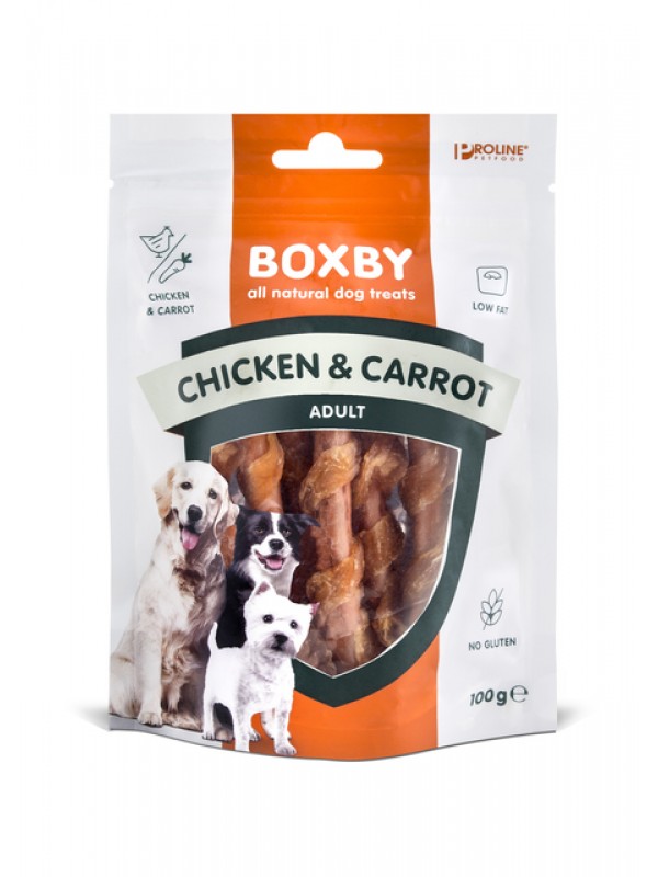 Boxby koera maius chicken&carrot 100g
