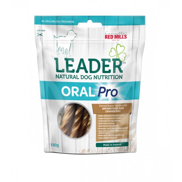 Leader koera maius oral pro pruun riis/jõhvikas 130g