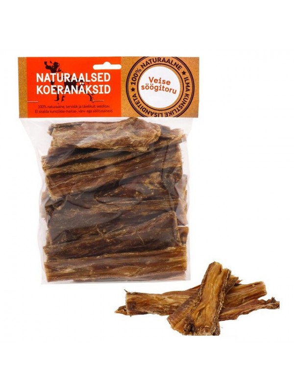 Naturaalne koera maius veise söögitoru 15cm 200g