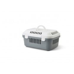 Savic näriliste transpordipuur 33x48,5x23,5cm valge/hall